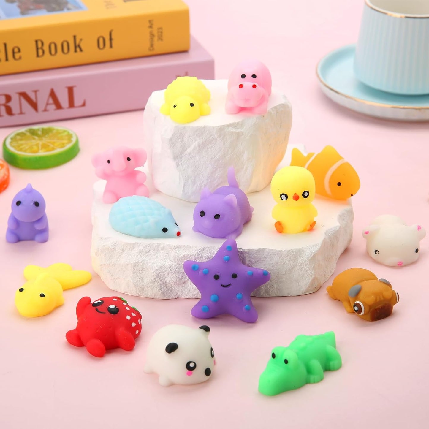 30 Pack Squishy Toys, Kawaii Squishies P