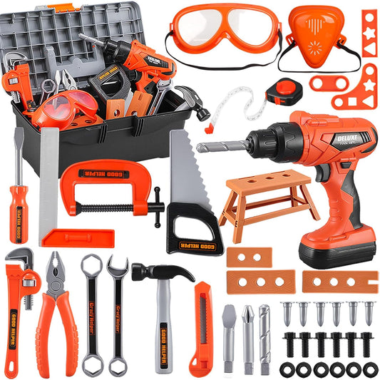 Tool Set – Zealous 48 pcs Toddler Tool Set with Tool Box & Electronic